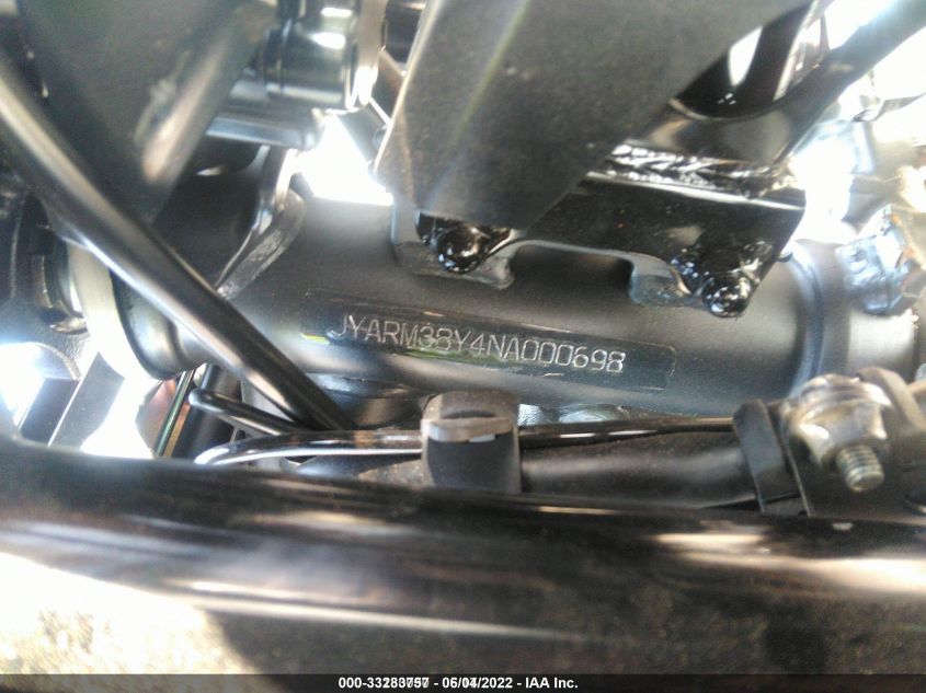 2022 YAMAHA YZFR7 JYARM38Y4NA000698