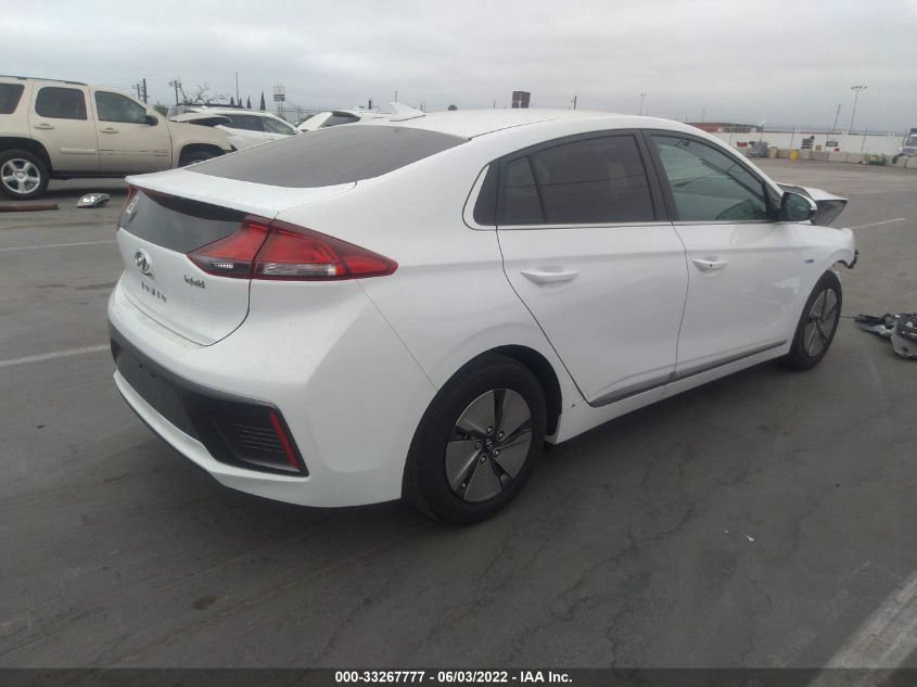 2020 HYUNDAI IONIQ HYBRID SE KMHC75LC0LU215253