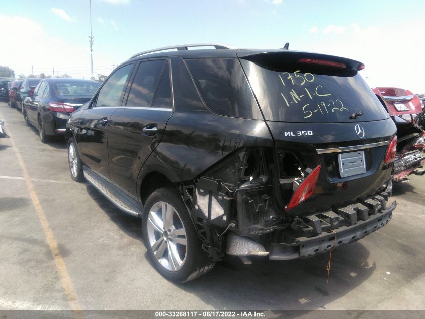 2015 MERCEDES-BENZ M-CLASS ML 350 4JGDA5JB9FA547598