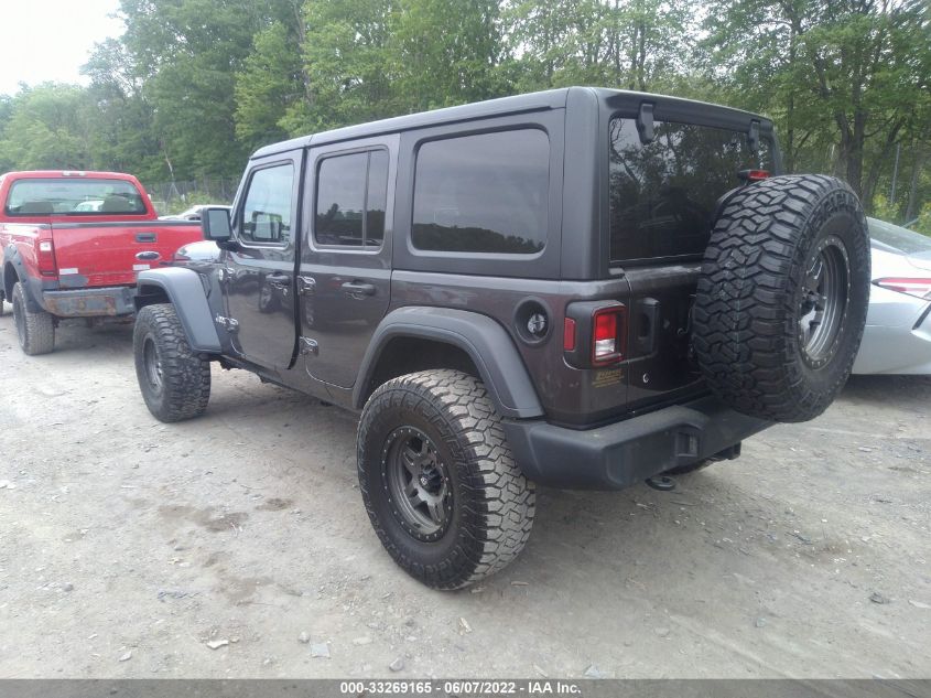 2018 JEEP WRANGLER UNLIMITED SPORT S 1C4HJXDG4JW279600
