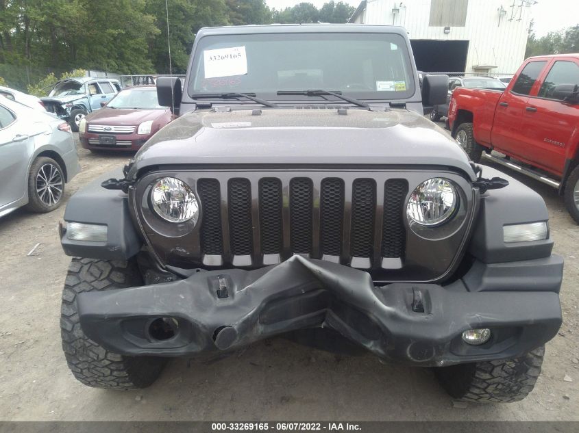 2018 JEEP WRANGLER UNLIMITED SPORT S 1C4HJXDG4JW279600