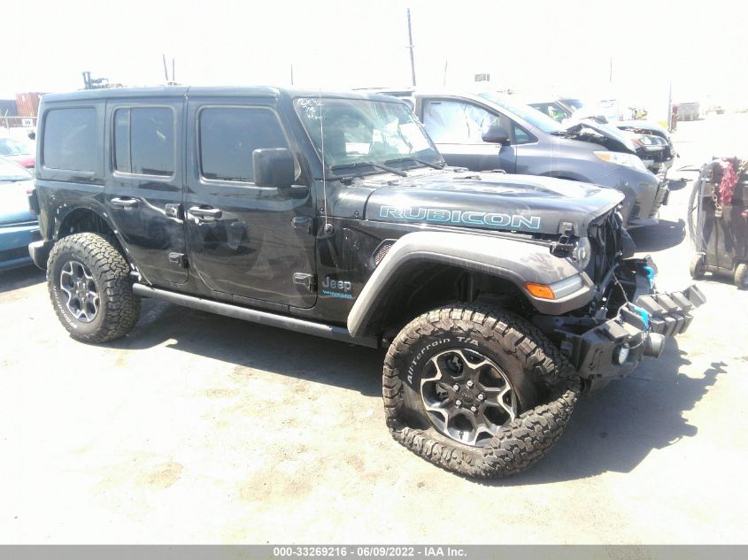 2021 JEEP WRANGLER 4XE UNLIMITED RUBICON 1C4JJXR66MW716177