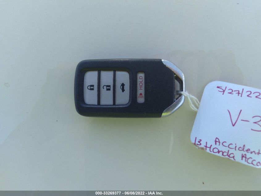 2013 HONDA ACCORD CPE EX-L 1HGCT2B82DA006497