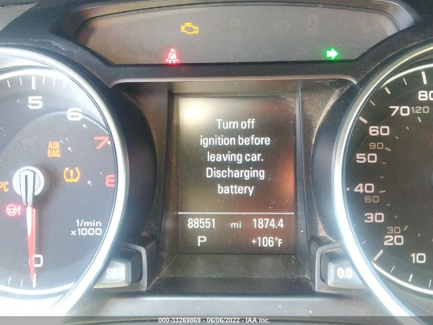 2013 AUDI A5 PREMIUM PLUS WAULFAFR1DA051656