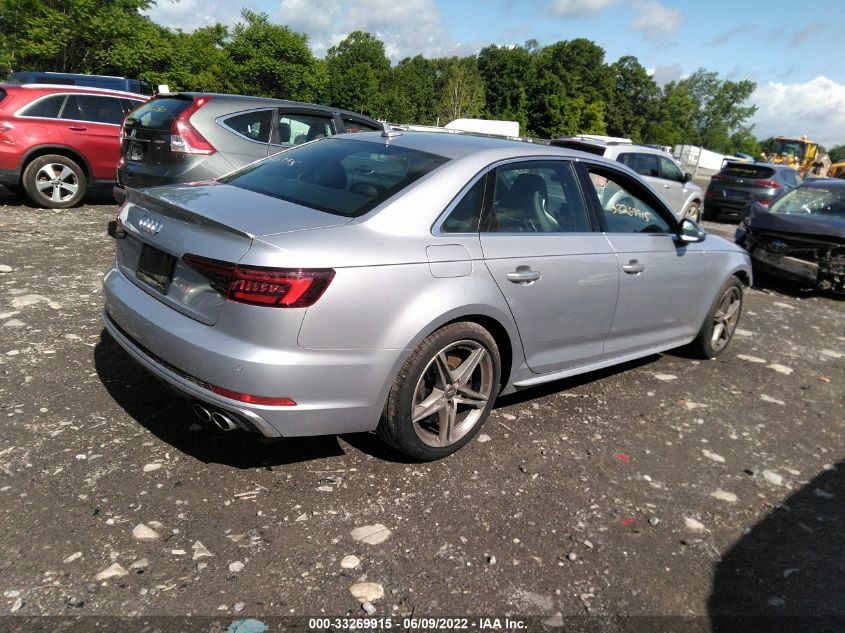 2019 AUDI S4 PREMIUM PLUS WAUB4BF40KA105781
