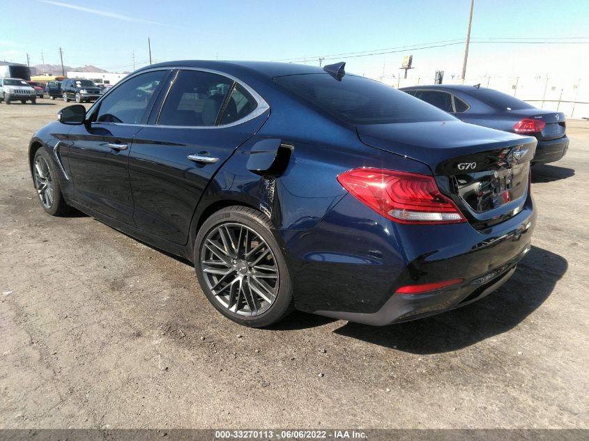 2019 GENESIS G70 2.0T ADVANCED KMTG44LA0KU017859