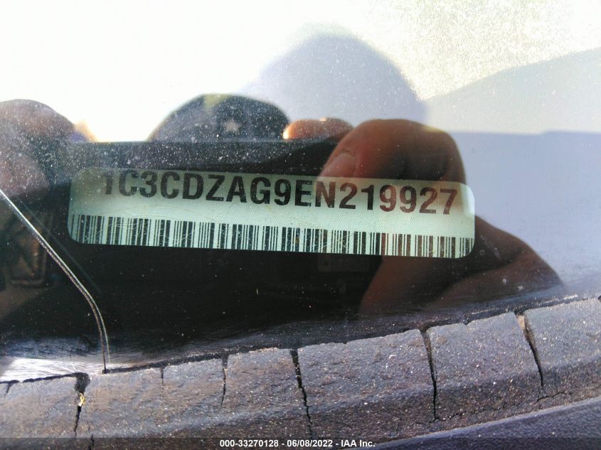 2014 DODGE AVENGER SE 1C3CDZAG9EN219927