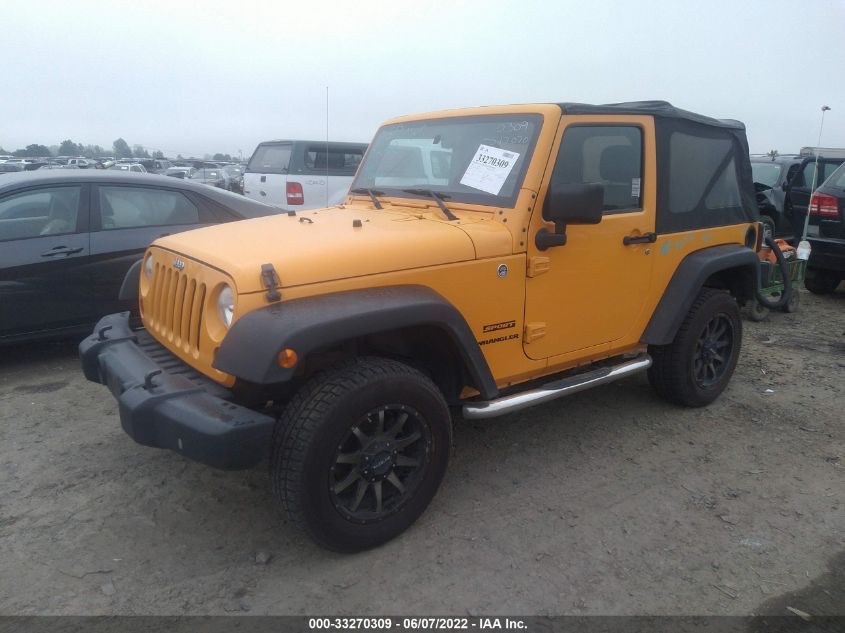 2013 JEEP WRANGLER SPORT 1C4AJWAG1DL517070