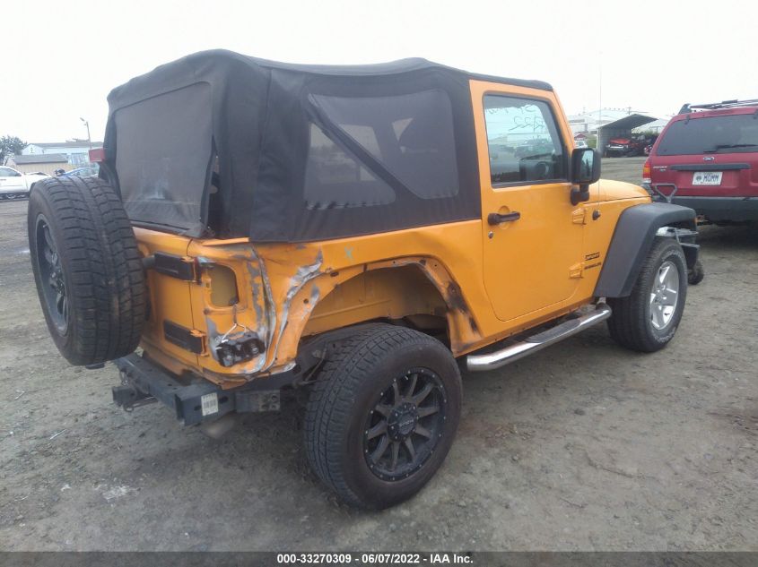 2013 JEEP WRANGLER SPORT 1C4AJWAG1DL517070