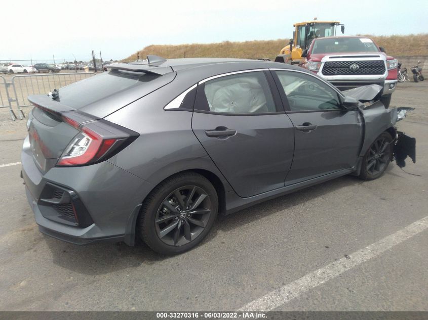 2021 HONDA CIVIC HATCHBACK EX SHHFK7H62MU404915