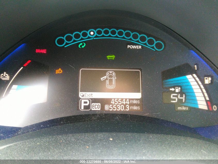 2016 NISSAN LEAF SV/SL 1N4BZ0CP4GC304454
