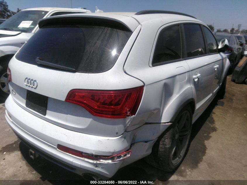 2013 AUDI Q7 3.0T S LINE PRESTIGE WA1DGAFE3DD008902