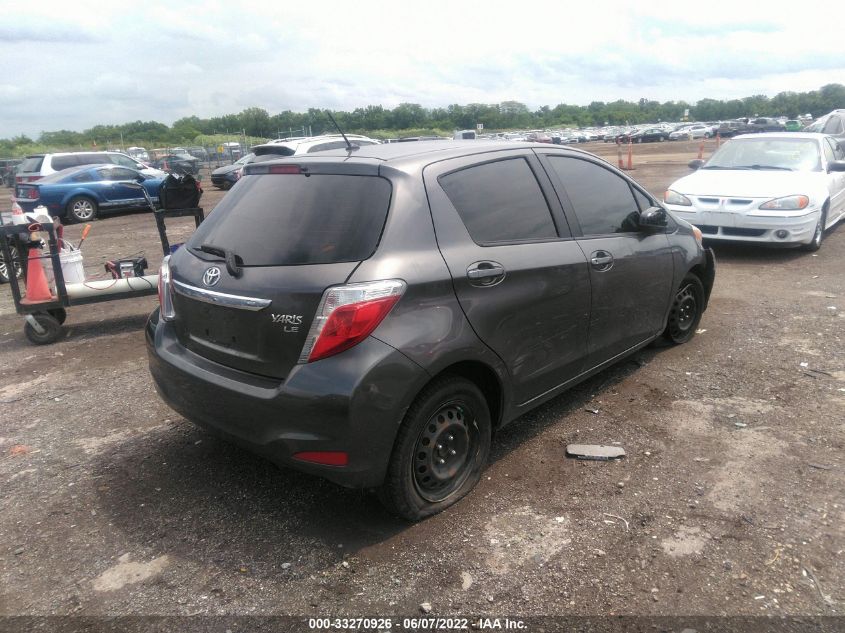 2014 TOYOTA YARIS JTDKTUD34ED577058