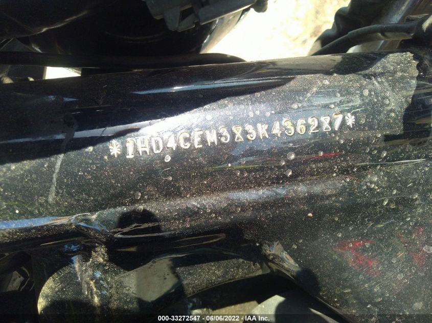 2003 HARLEY-DAVIDSON XL883 HUGGER 1HD4CEM383K436287