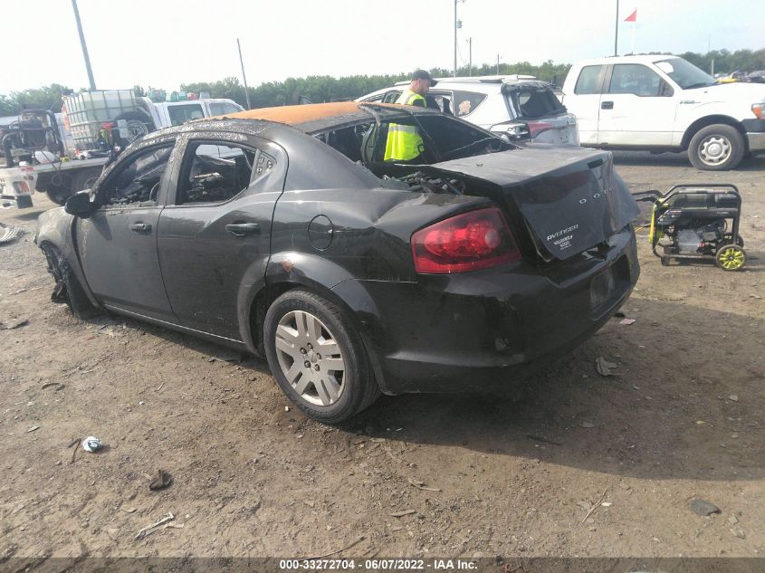 2013 DODGE AVENGER SE 1C3CDZABXDN631986
