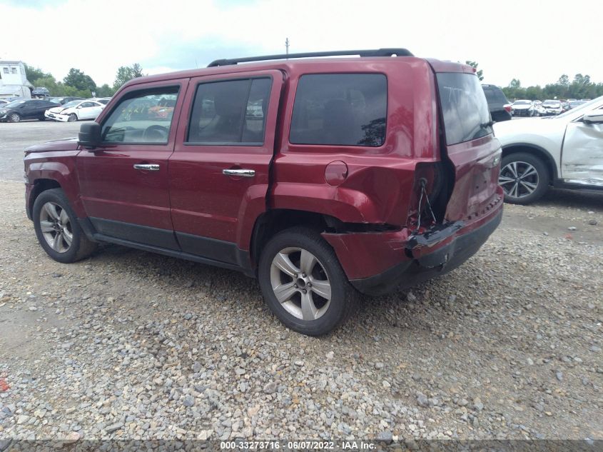 2014 JEEP PATRIOT LATITUDE 1C4NJPFB6ED717779