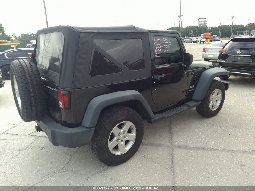 2014 JEEP WRANGLER SPORT 1C4AJWAG0EL289662
