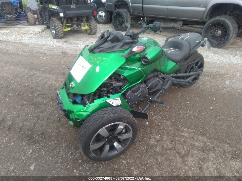 2018 CAN-AM SPYDER ROADSTER F3-S 2BXRDDD20JV000271