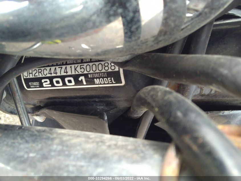 2001 HONDA VT750 CD2 JH2RC44741K500088