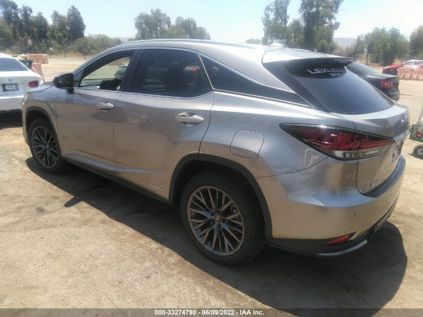 2021 LEXUS RX RX 450H F SPORT HANDLING 2T2YGMDA4MC068754