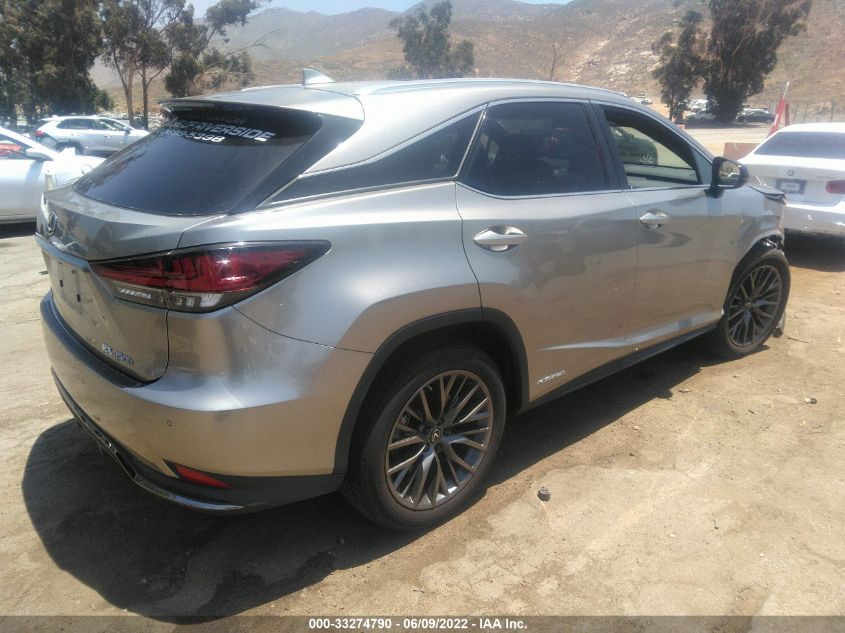 2021 LEXUS RX RX 450H F SPORT HANDLING 2T2YGMDA4MC068754