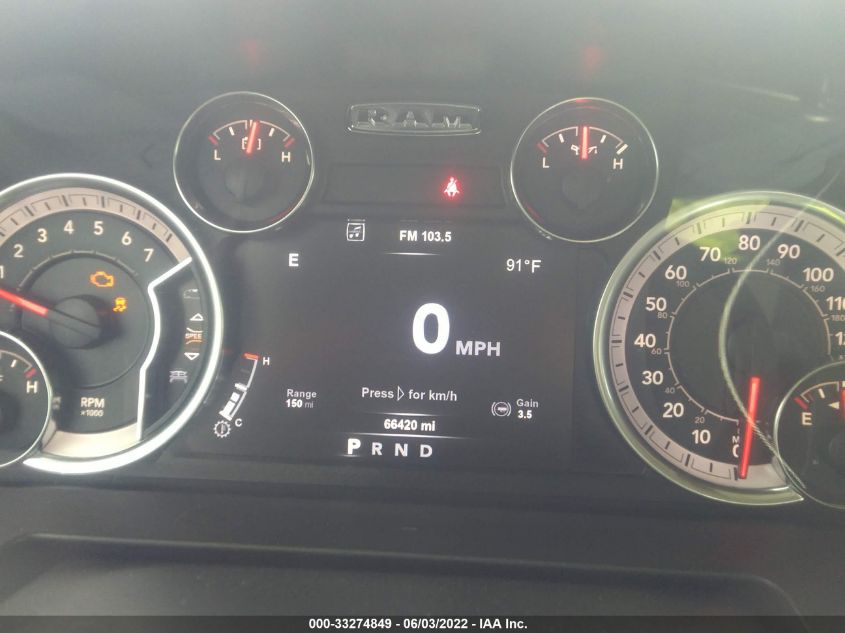2019 RAM 1500 CLASSIC BIG HORN 1C6RR6LT8KS583406