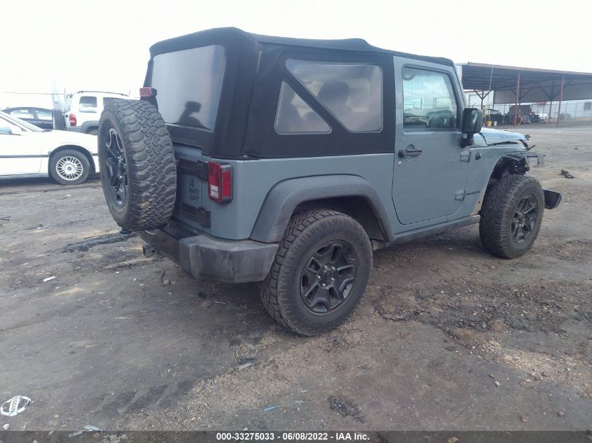 2015 JEEP WRANGLER WILLYS WHEELER 1C4AJWAGXFL732837