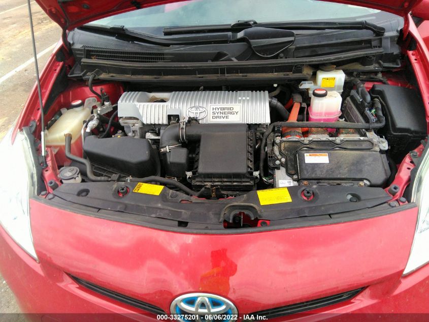 2014 TOYOTA PRIUS FOUR/FIVE/THREE/ONE/TWO JTDKN3DU2E0385240