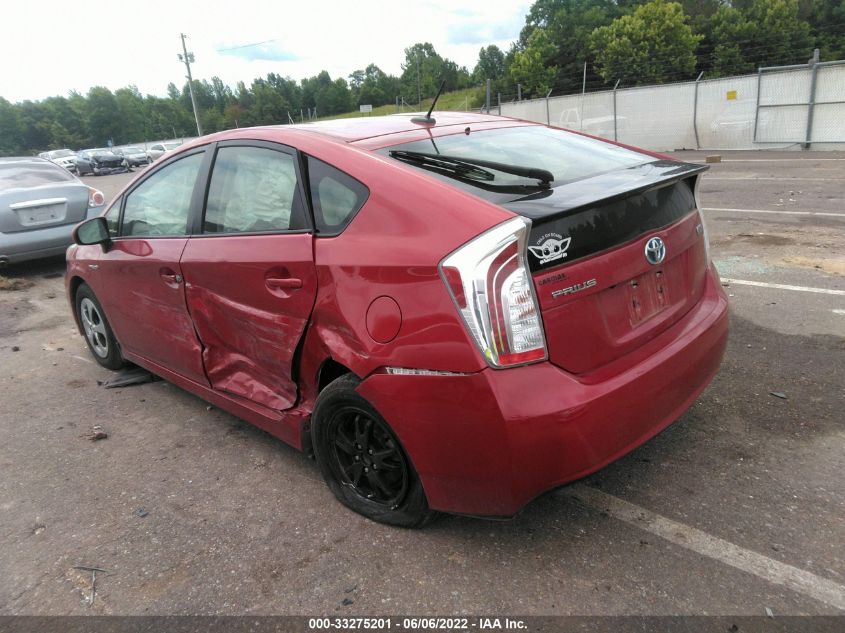 2014 TOYOTA PRIUS FOUR/FIVE/THREE/ONE/TWO JTDKN3DU2E0385240