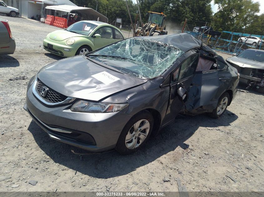 2013 HONDA CIVIC SDN LX 2HGFB2F58DH597338