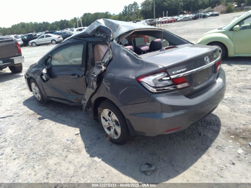 2013 HONDA CIVIC SDN LX 2HGFB2F58DH597338