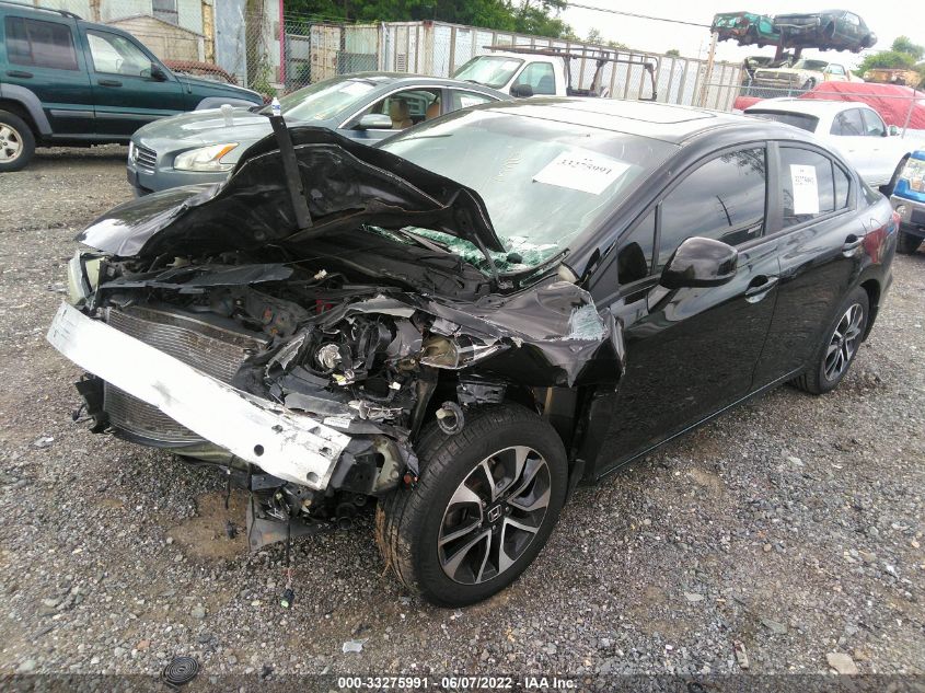 2013 HONDA CIVIC SDN EXL 19XFB2F91DE207449
