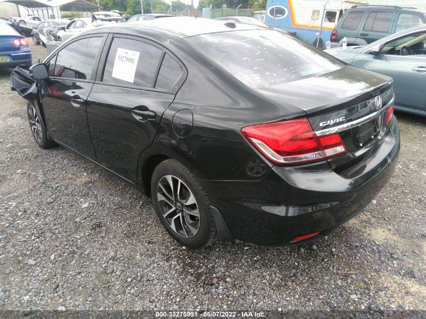 2013 HONDA CIVIC SDN EXL 19XFB2F91DE207449