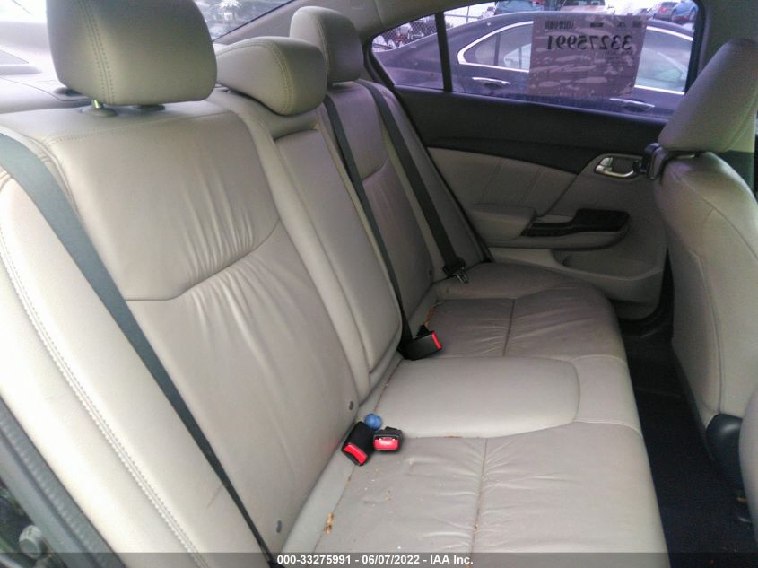2013 HONDA CIVIC SDN EXL 19XFB2F91DE207449