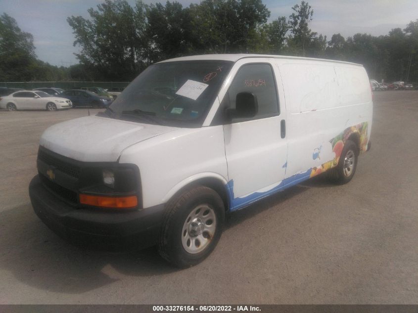 2013 CHEVROLET EXPRESS CARGO VAN 1GCSGAFX3D1114363