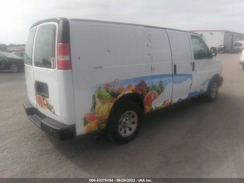 2013 CHEVROLET EXPRESS CARGO VAN 1GCSGAFX3D1114363