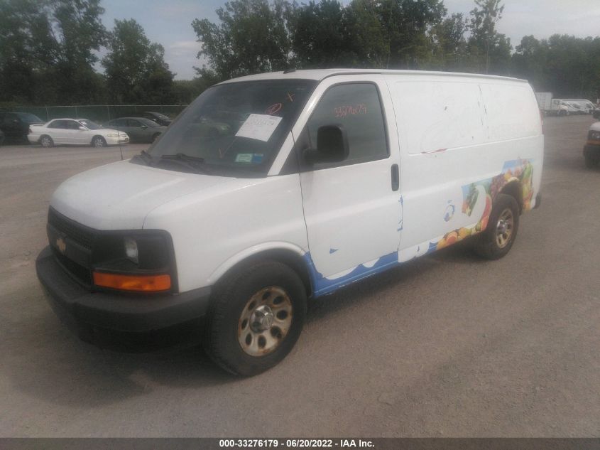 2013 CHEVROLET EXPRESS CARGO VAN 1GCSGAFXXD1119768