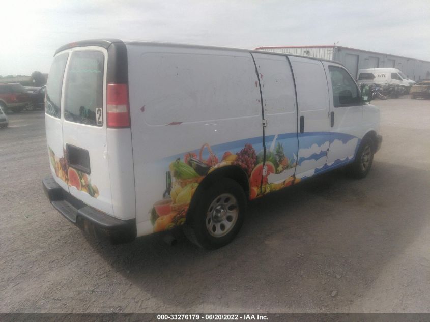 2013 CHEVROLET EXPRESS CARGO VAN 1GCSGAFXXD1119768