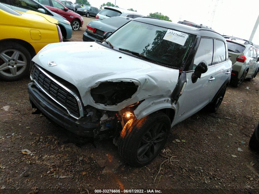 2013 MINI COOPER COUNTRYMAN S ALL4 WMWZC5C51DWP32706