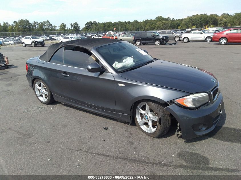 2013 BMW 1 SERIES 128I WBAUL7C59DVU09967