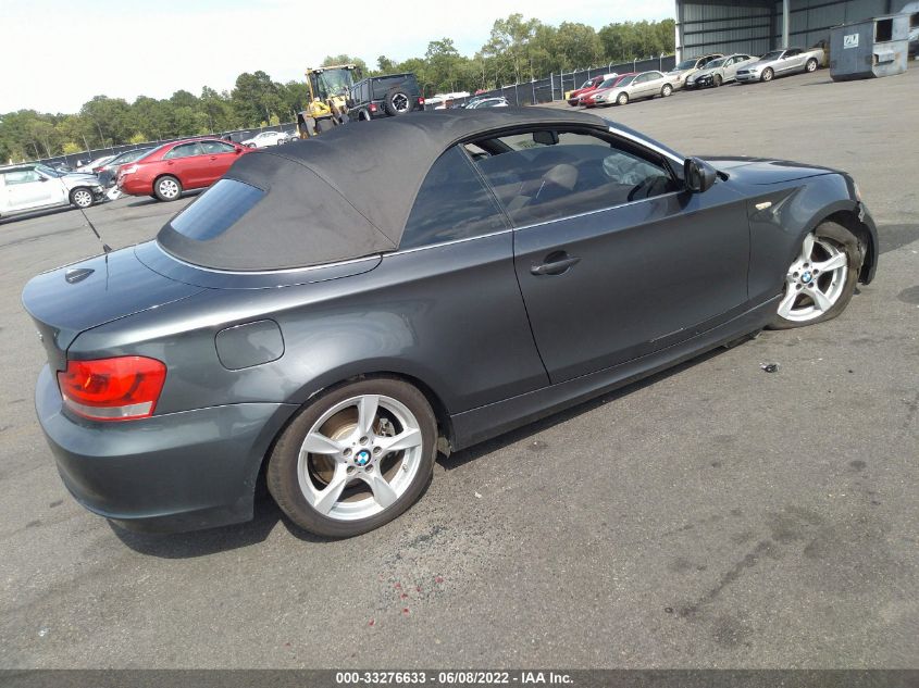 2013 BMW 1 SERIES 128I WBAUL7C59DVU09967