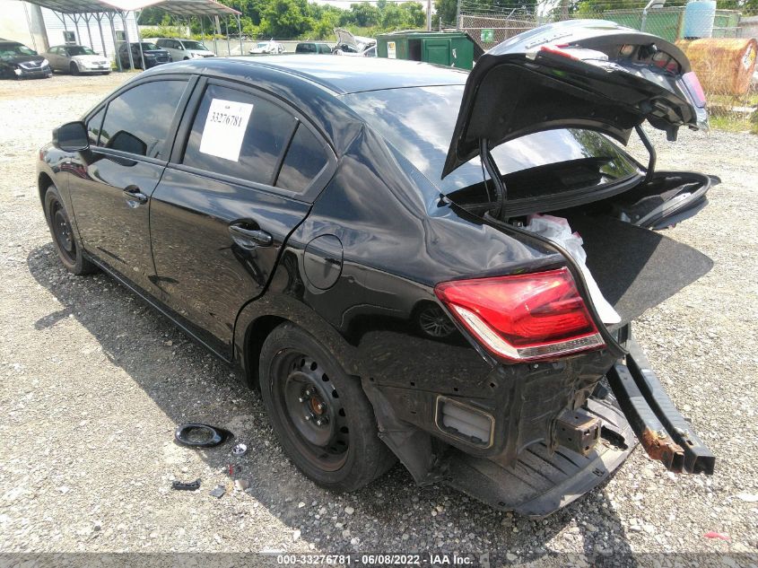 2013 HONDA CIVIC SDN LX 19XFB2F57DE215181