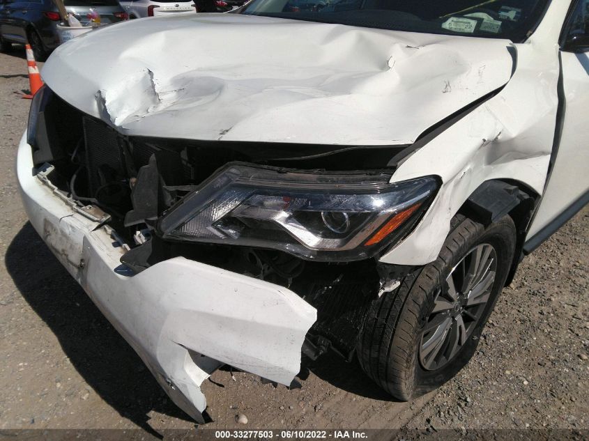 2018 NISSAN PATHFINDER SV 5N1DR2MM8JC649802