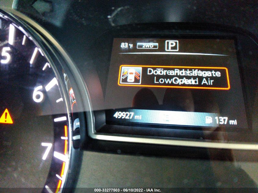 2018 NISSAN PATHFINDER SV 5N1DR2MM8JC649802