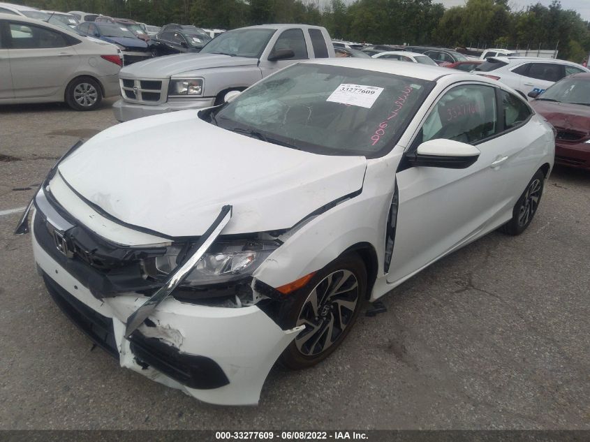 2018 HONDA CIVIC COUPE LX 2HGFC4B54JH304528