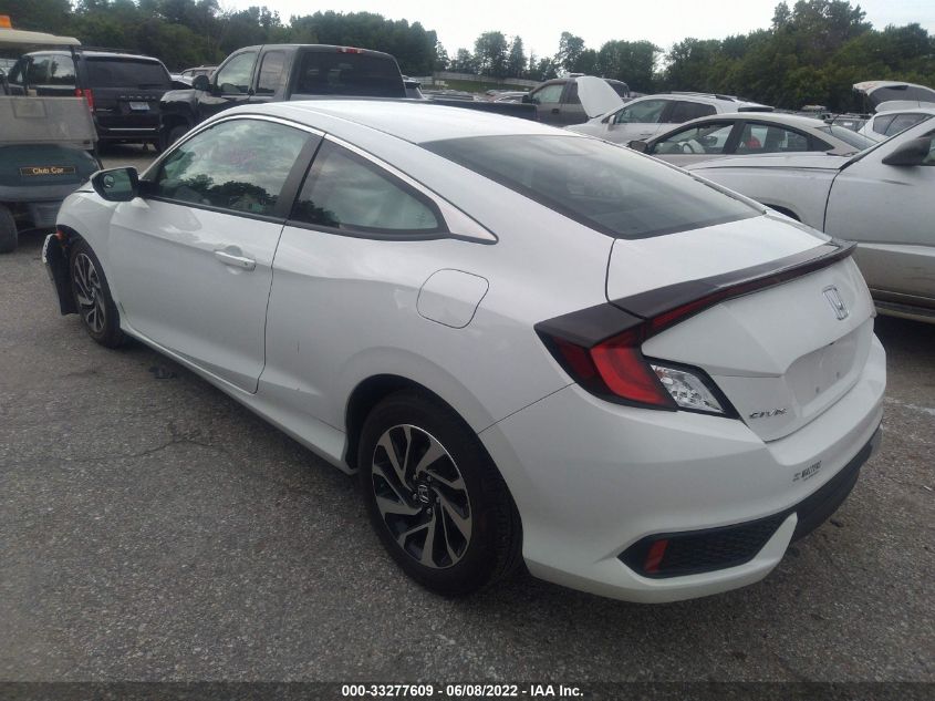 2018 HONDA CIVIC COUPE LX 2HGFC4B54JH304528