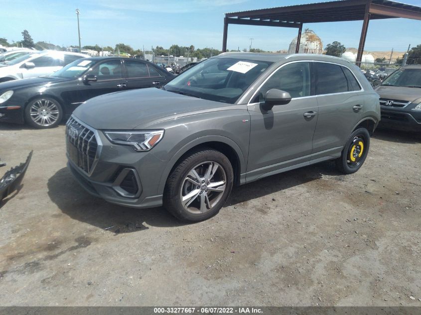 2020 AUDI Q3 S LINE PREMIUM PLUS WA1EECF33L1114660