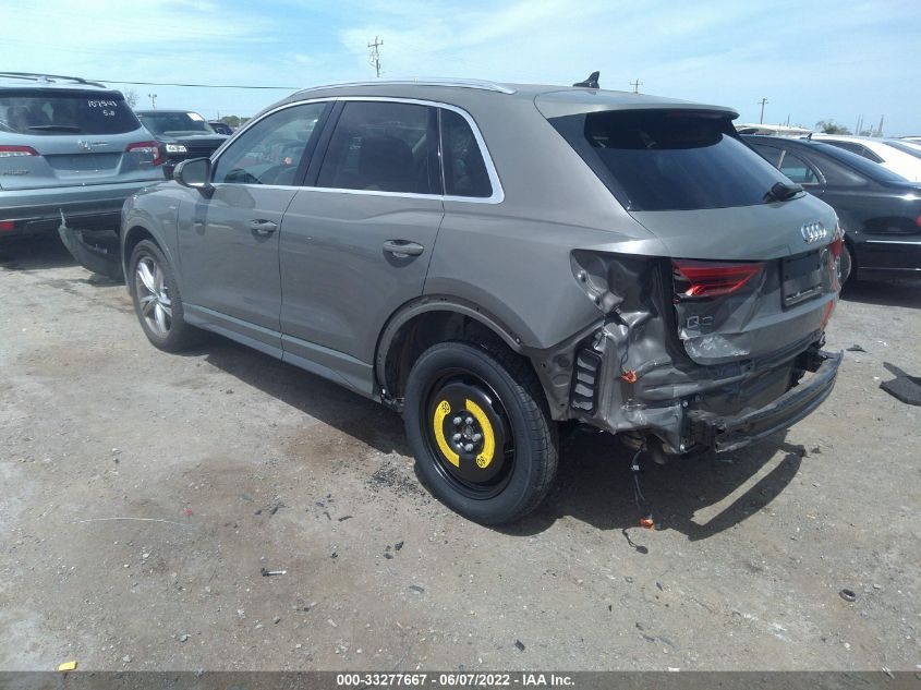 2020 AUDI Q3 S LINE PREMIUM PLUS WA1EECF33L1114660
