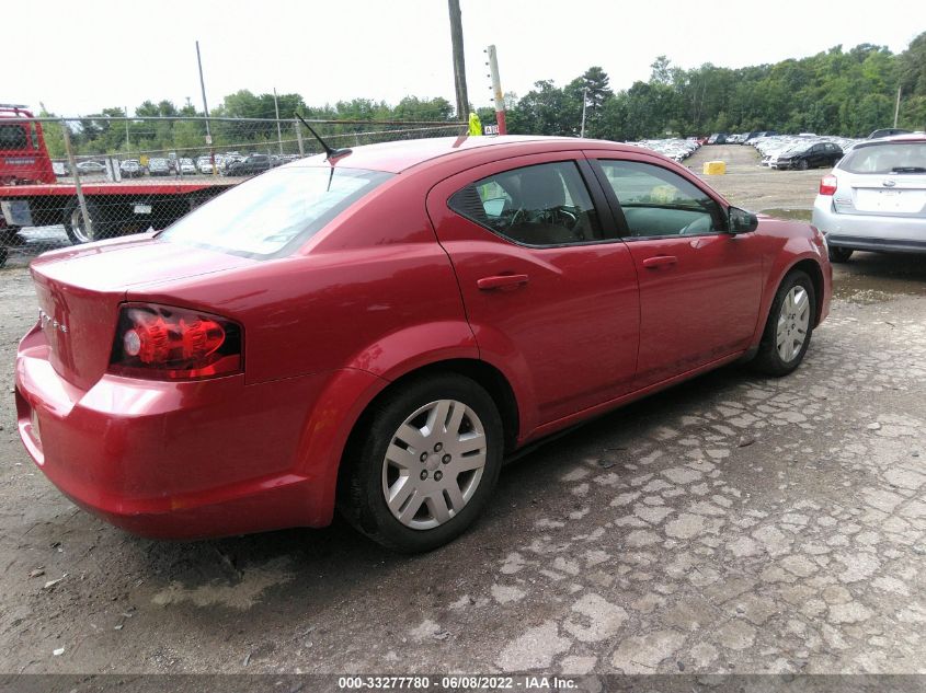 2013 DODGE AVENGER SE 1C3CDZAB2DN540789