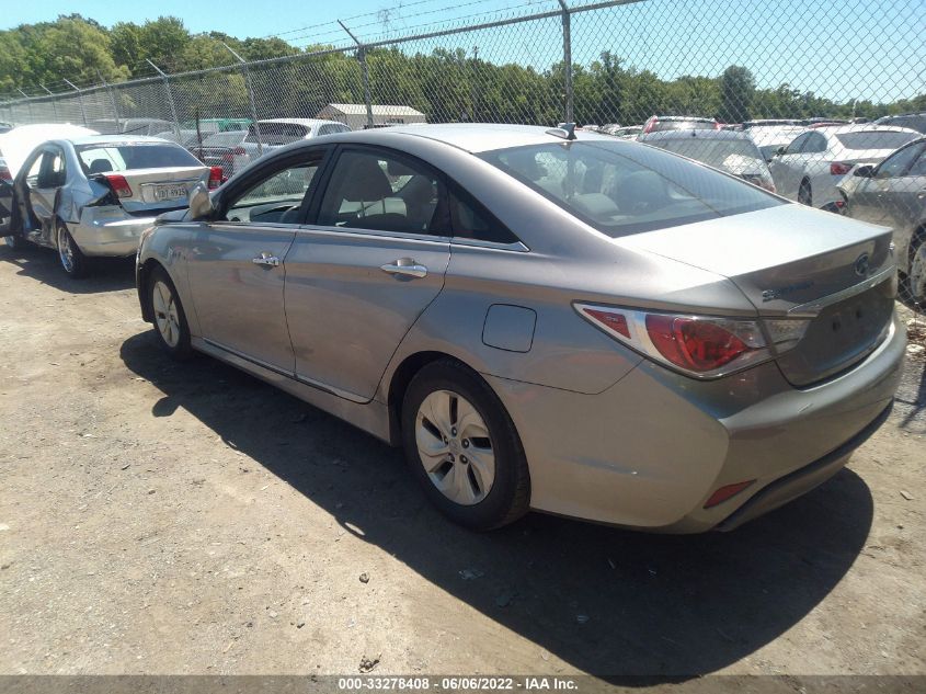 2013 HYUNDAI SONATA HYBRID KMHEC4A46DA074072